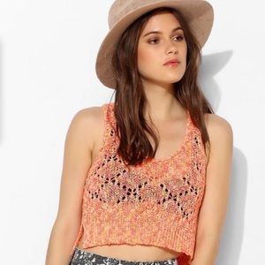 Urban Outfitters String and Stars Knit Crop Top -M